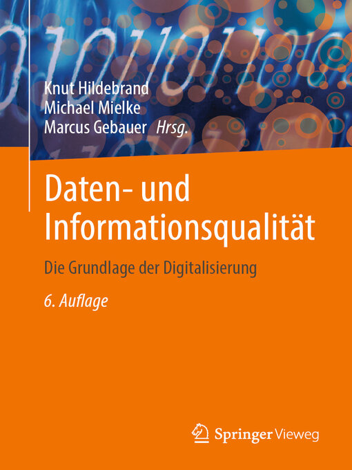 Title details for Daten- und Informationsqualität by Knut Hildebrand - Available